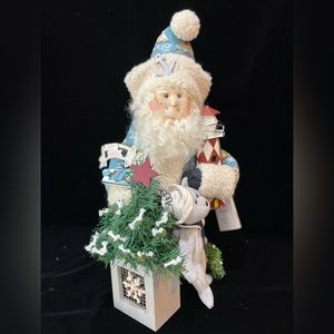 Artist created, handmade, one of a kind, vintage Santas.